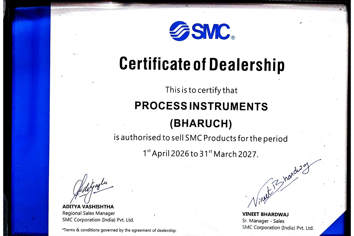 SMC - Certificate of Dealership